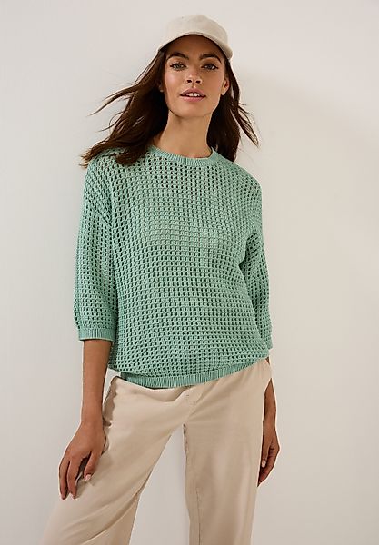 CECIL Strickpullover in Häkel-Optik günstig online kaufen