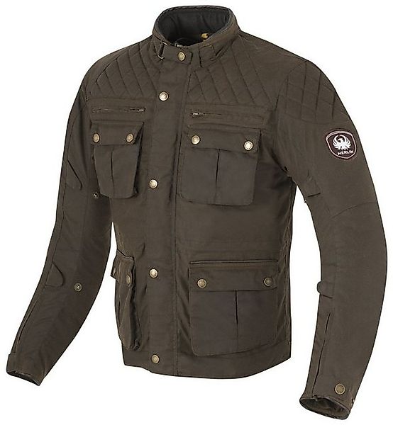 Merlin Motorradjacke Edale Motorrad Wachsjacke herausnehmbares Innenfutter, günstig online kaufen