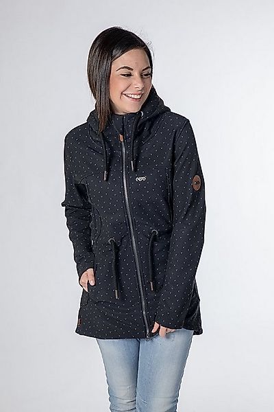 CNSRD Softshellparka CHARLOTTE D CS mit modischem Allover-Print günstig online kaufen