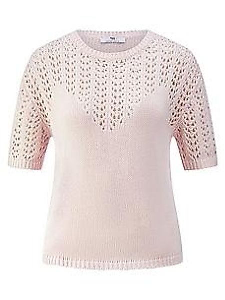 Rundhals-Pullover Peter Hahn rosé günstig online kaufen