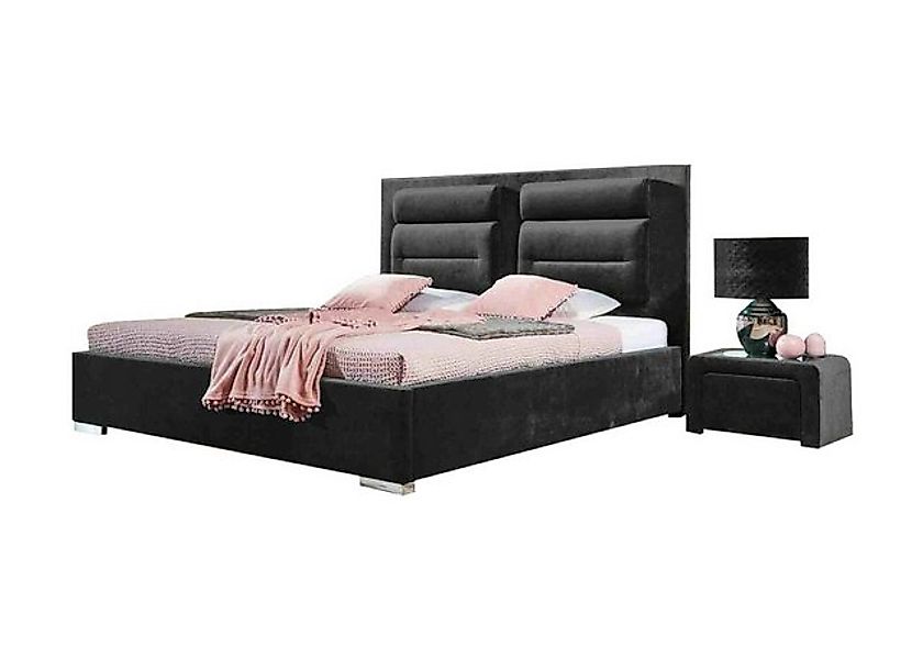 JVmoebel Bett Boxspring Doppel Stoff Hotel Grüne Betten Schlafzimmer Möbel günstig online kaufen