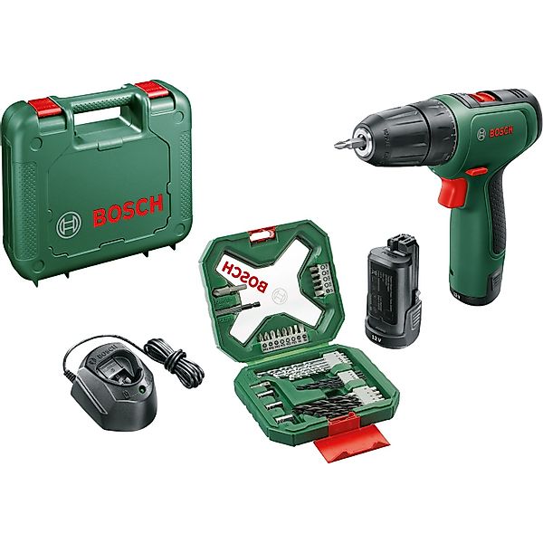 Bosch 12 V Akku-Bohrschrauber EasyDrill 1200 inkl. 1,5 Ah Akkus mit Koffer günstig online kaufen