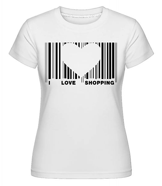 Barcode Love Shopping · Shirtinator Frauen T-Shirt günstig online kaufen