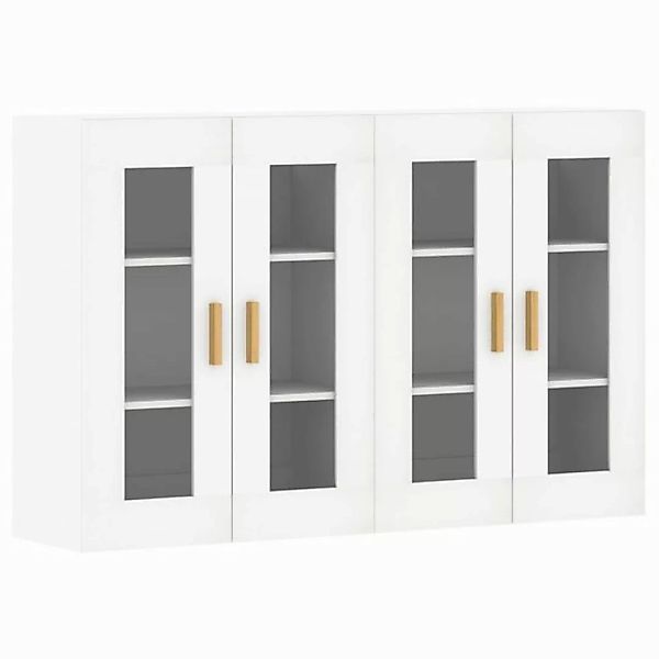 vidaXL Hängeschrank Kommode Schrank Sideboard Wohnzimmerschrank 2 Stk Weiß günstig online kaufen