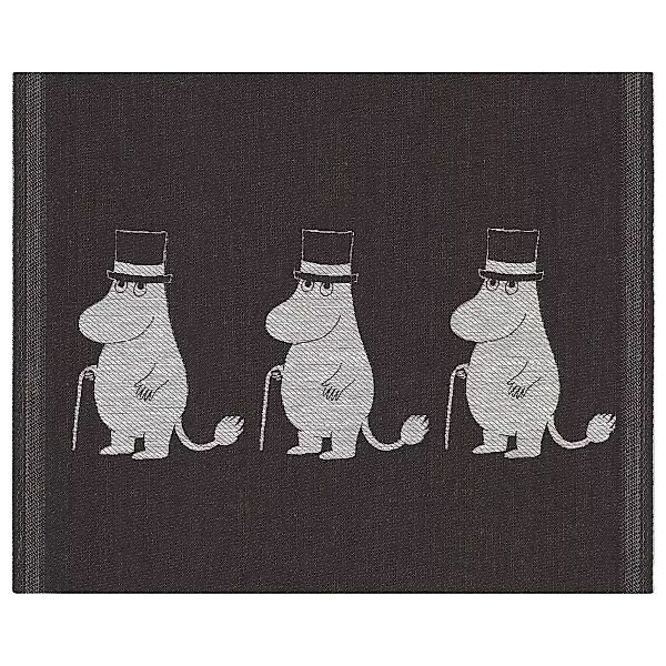 Moominpappa Geschirrtuch 28 x 35cm schwarz günstig online kaufen