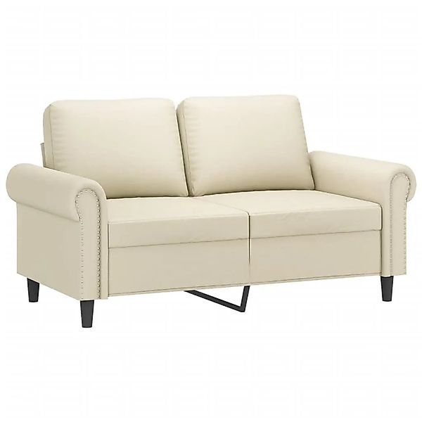 vidaXL 2-Sitzer-Sofa Creme 120 cm Kunstleder 359500 günstig online kaufen