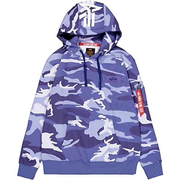Alpha  Sweatshirt Back Print Hoodie Camo - night purple camo günstig online kaufen