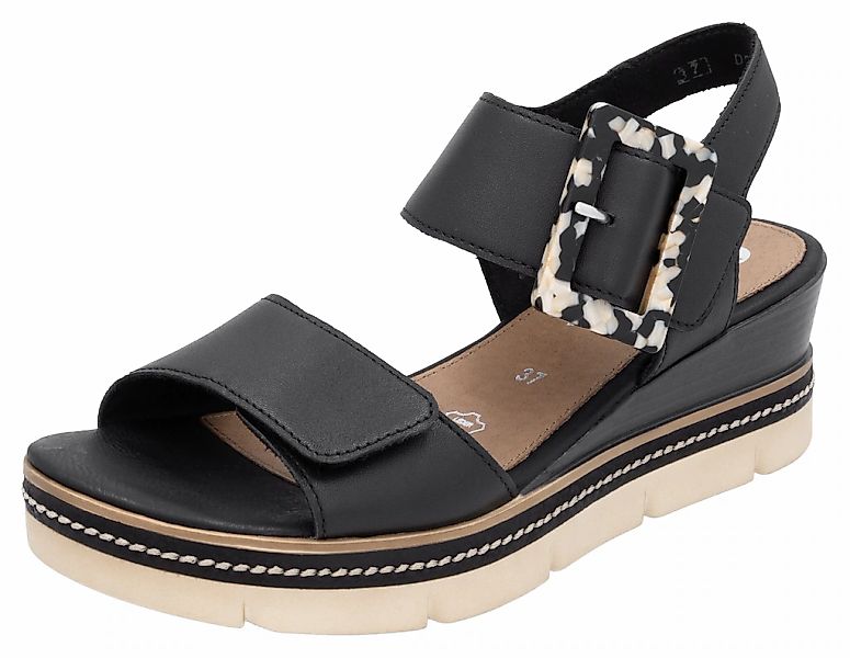 Remonte Keilsandalette Keilabsatz, Riemensandale, Sommerschuh, auffällige Z günstig online kaufen