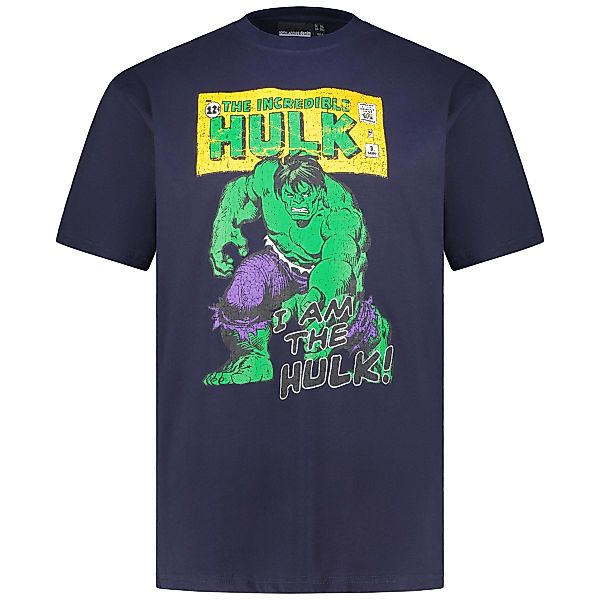 North T-Shirt mit Motiv-Print Farbe dunkelblau Größe: 6XL günstig online kaufen