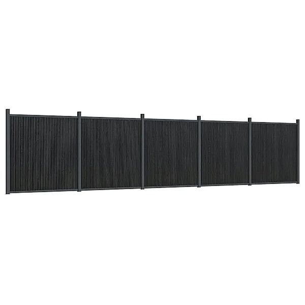 vidaXL Zaunelement Grau 872x186 cm WPC 3282793 günstig online kaufen