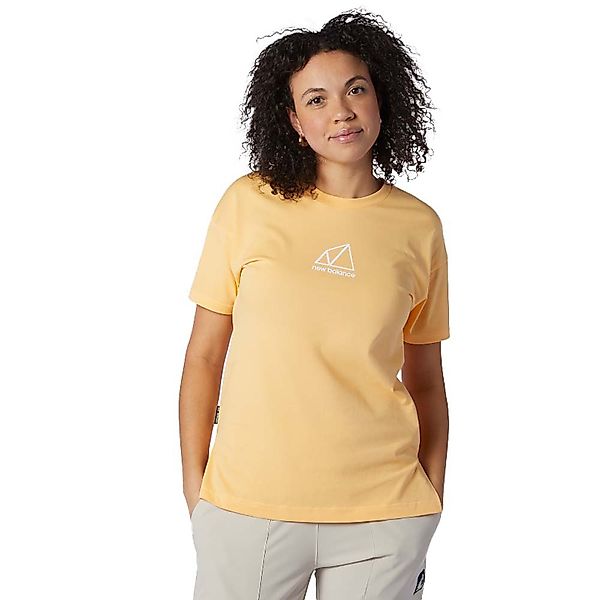 New Balance Terrain Graphic Kurzarm T-shirt S Light Mango günstig online kaufen