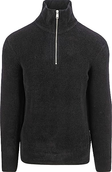 Marc O'Polo Half Zip Pullover Corduroy Schwarz - Größe XXL günstig online kaufen