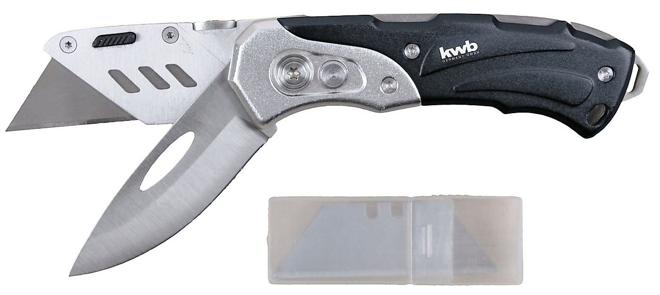 kwb Cuttermesser, Universal-Messer inkl. Cutter-Messer klappbar, zwei extra günstig online kaufen