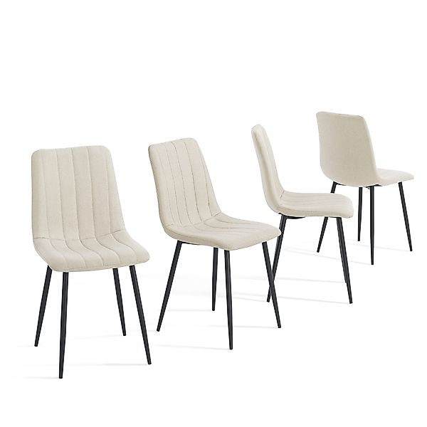 en.casa Esszimmerstuhl, »Elsern« 4er Set Küchenstuhl günstig online kaufen