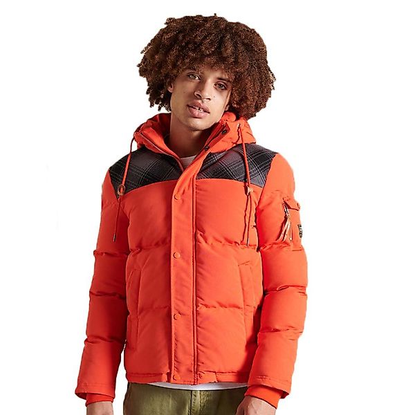 Superdry Quilted Everest Jacke XL Bold Orange günstig online kaufen