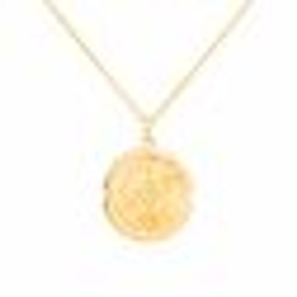 Halskette 925 Sterling Silber Topas Tattoo Motiv rund günstig online kaufen