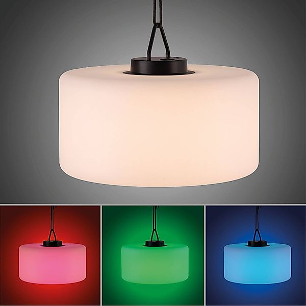 LED-Pendelleuchte Holly, akkubetrieben IP44, Ø40cm günstig online kaufen