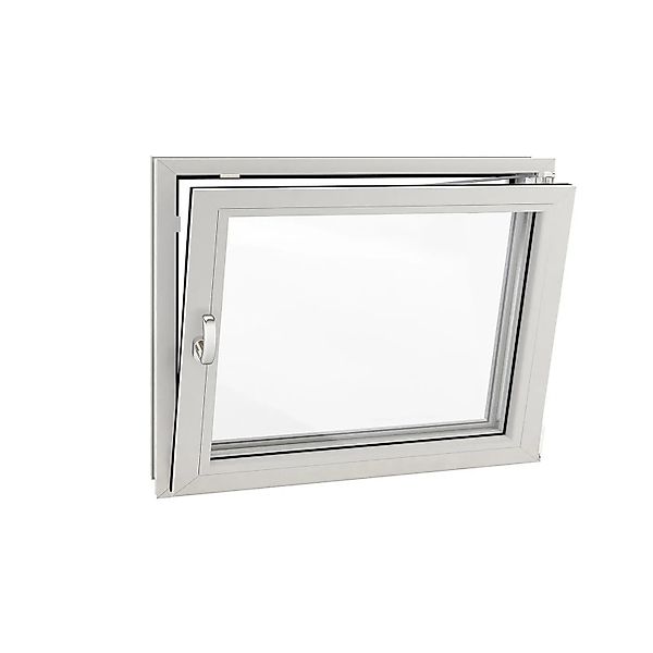 Roro Fenster Eco Kunststoff-Profil Weiß 60 cm x 40 cm DIN R günstig online kaufen