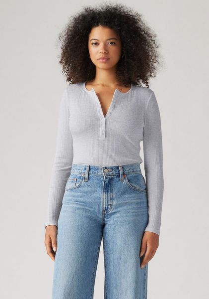 Levis Langarmshirt "DRY GOODS VACATIONER LS" mit Rippstruktur günstig online kaufen