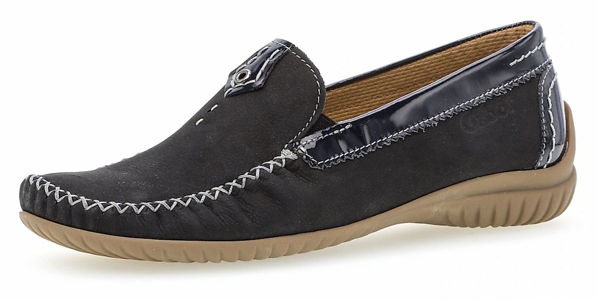 Gabor GENUA Keilsandalette, Riemchensandale, Komfortschuh, Schmuckelement, günstig online kaufen