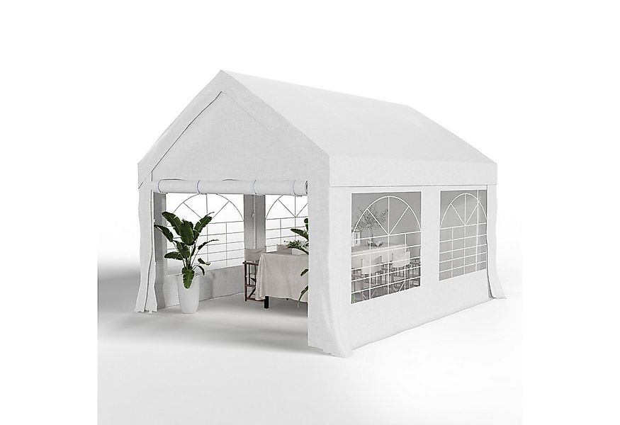 GUNJI Partyzelt Verzinktes Stahlrohr Partyzelt mit abnehmbaren Seitenwänden günstig online kaufen