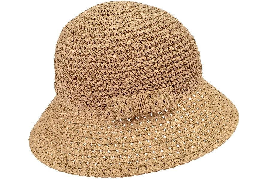 Seeberger Sonnenhut Papierstroh Glocke mit Schleife günstig online kaufen