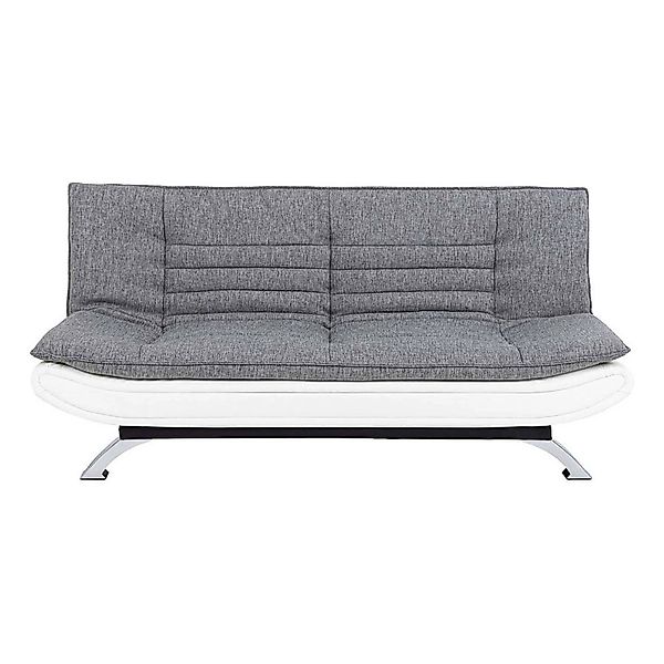 ebuy24 Fanny Schlafsofa in HellGrau und Weißen Design günstig online kaufen