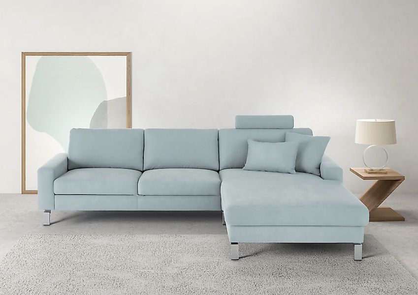 3C Candy Ecksofa "Lecce, wahlweise PUR-Schaumstoff oder Tonnentaschenfederk günstig online kaufen