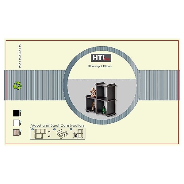 HTI-Line Wandregal Wandregal Altona 907, Stück günstig online kaufen