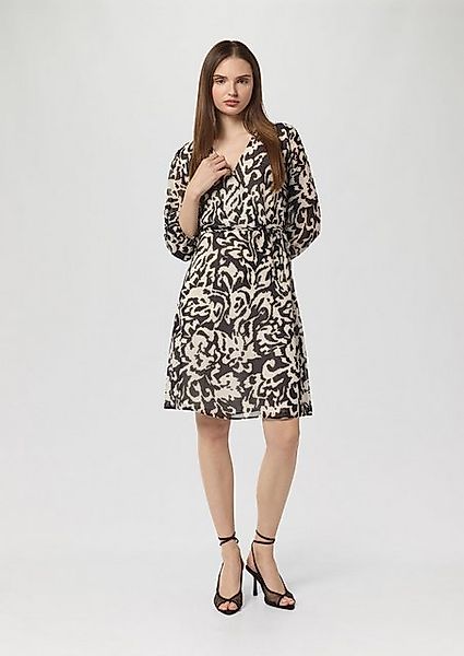 Comma Minikleid Kurzes Chiffon-Kleid günstig online kaufen