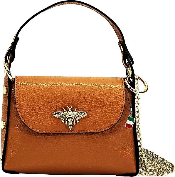 FLORENCE Umhängetasche Florence Tasche hellbraun tan Leder (Umhängetasche), günstig online kaufen