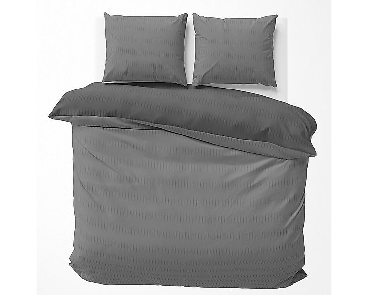 Visaggio Bettwäsche Wendebettwäsche Allergiker geeignet, Seersucker, 3 teil günstig online kaufen