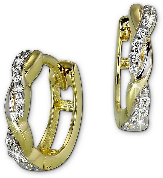 GoldDream Paar Creolen GoldDream Gold Ohrring Creolen 12mm Ranke (Creolen), günstig online kaufen