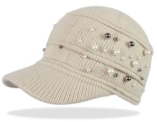 dy_mode Schirmmütze Damen Strickmütze mit Schirm günstig online kaufen