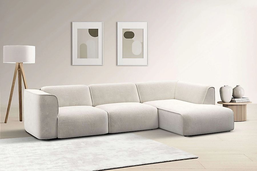 RAUM.ID Ecksofa "Merid L-Form, jederzeit durch Module erweiterbar, B/T/H: 2 günstig online kaufen