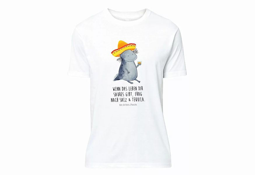 Mr. & Mrs. Panda T-Shirt Axolotl Tequila - Weiß - Geschenk, Motivation, Tsh günstig online kaufen