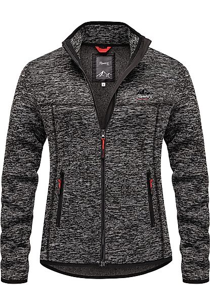 REPUBLIX Fleecejacke EBONY Damen Strickfleece Sweatjacke günstig online kaufen