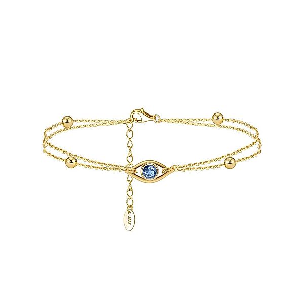 Suzan Gold Charm-Armband BlueAura – Armband günstig online kaufen