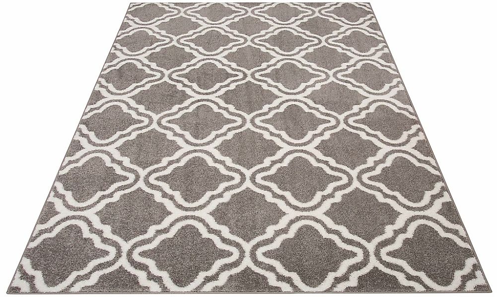 my home Teppich »Debora«, rechteckig, 13 mm Höhe, Kurzflor Teppich, gemuste günstig online kaufen