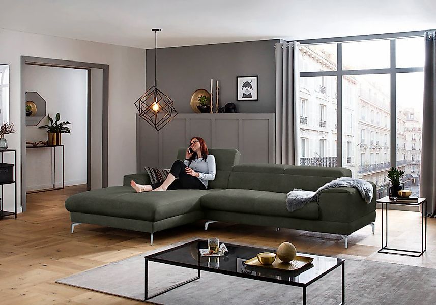 W.SCHILLIG Ecksofa "piedroo, Designsofa mit tollem Sitzkomfort, elegant und günstig online kaufen