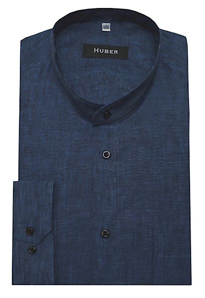 Huber Hemden Langarmhemd HU-0041 Stehkragen 100% günstig online kaufen