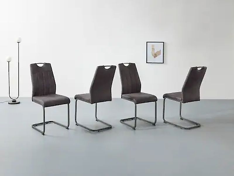 HELA Freischwinger »CHRISTINA«, (Set), 4 St., Microfaser, 1, 2 oder 4 Stück günstig online kaufen