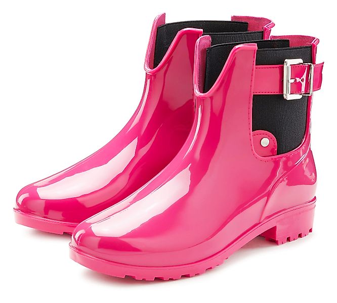 Vivance Gummistiefelette, Gummistiefel im Chelsea-Look, Schlupfstiefel, Boo günstig online kaufen