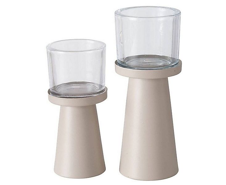 BOLTZE GRUPPE GmbH Kerzenhalter Moderne Kerzenhalter PIUS, 2er-Set (Kerzenh günstig online kaufen