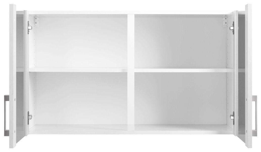 OPTIFIT Hängeschrank "Odense" 100 cm breit, mit 2 Türen mit Grauglaseinsatz günstig online kaufen