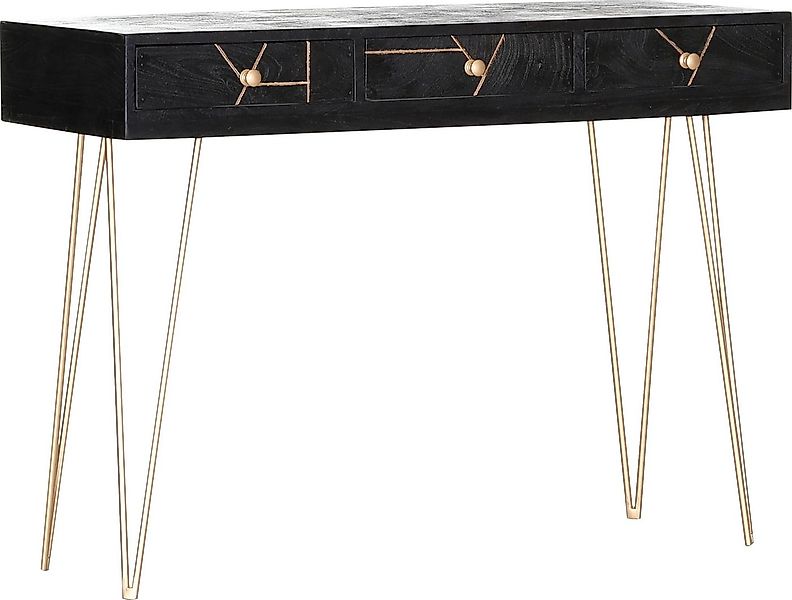 Gutmann Factory Konsole Scan, mit modernen Haarnadel Beinen günstig online kaufen