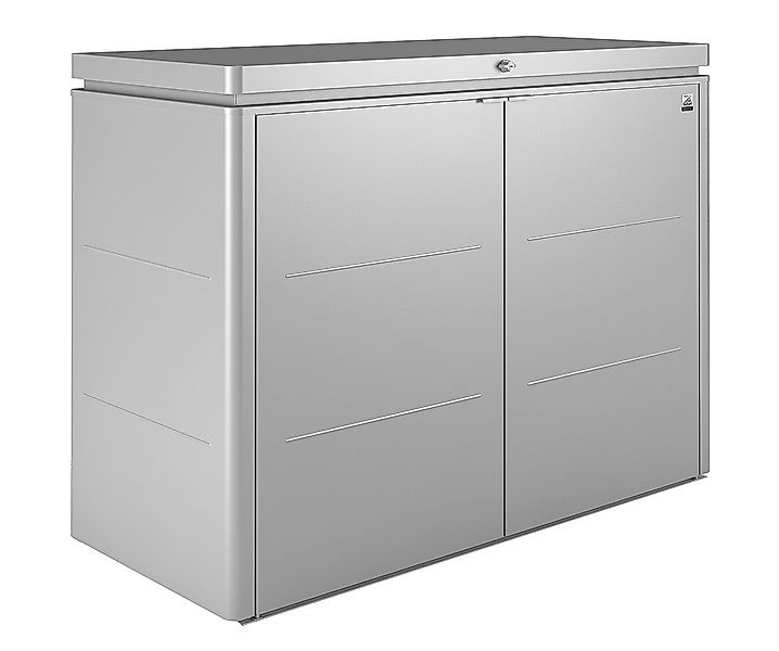 Biohort Highboard 160 Aufbewahrungsbox 160x70x118cm Silber-Metallic günstig online kaufen