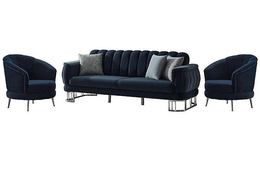 Villa Möbel Polstergarnitur Apollon, (Set, 3-tlg), günstig online kaufen
