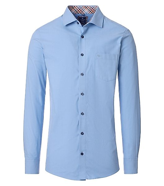 Redmond Langarmhemd uni Comfort Fit (100-tlg) günstig online kaufen