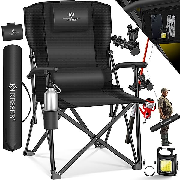 KESSER Campingstuhl Angelstuhl bis 160kg Faltstuhl günstig online kaufen